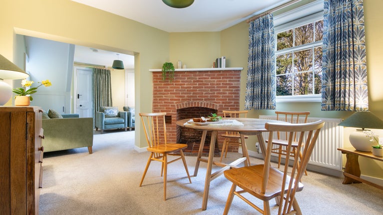 The dining room at Attingham East Lodge, Shropshire